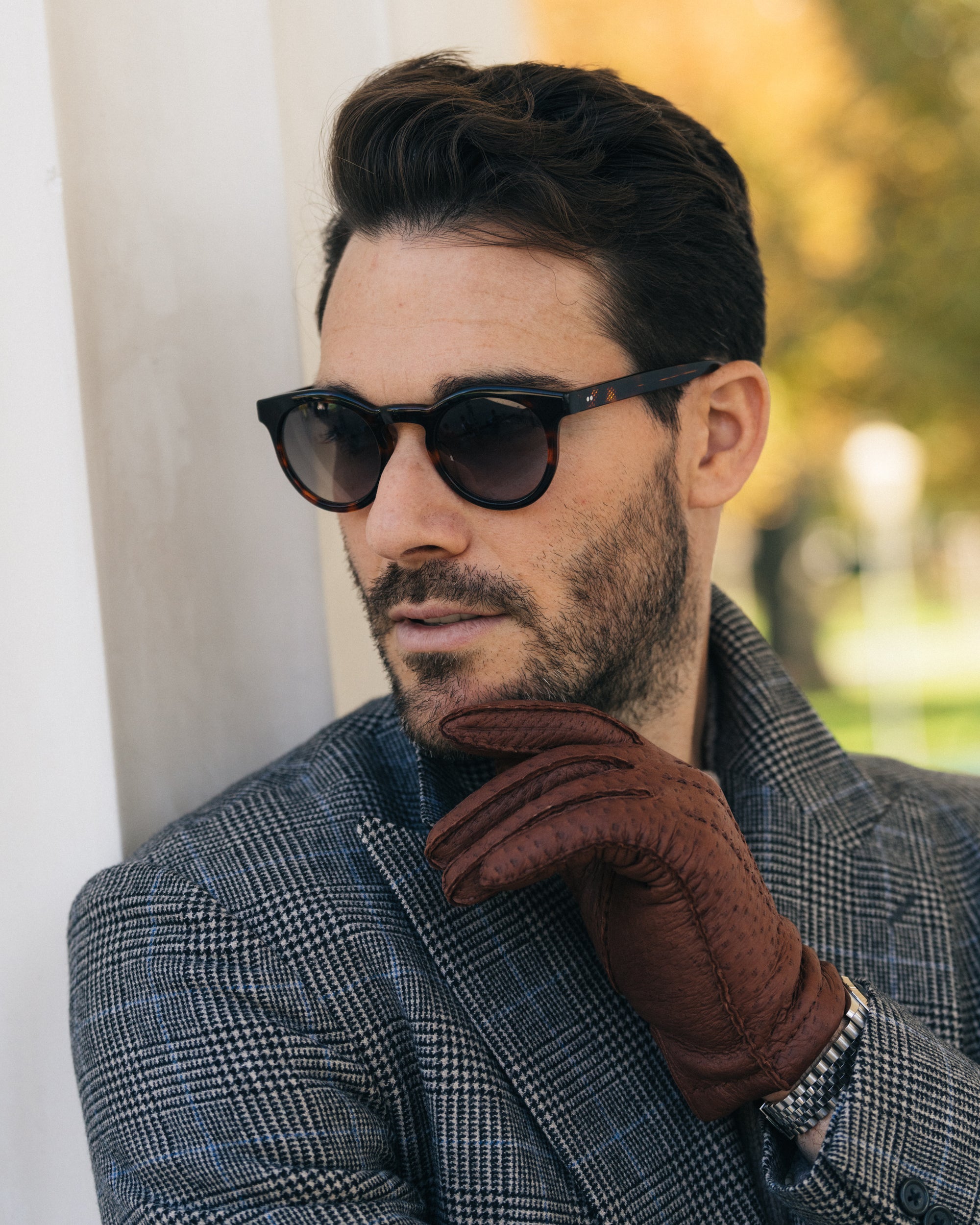 Handmade Gentlemen's Peccary Gloves