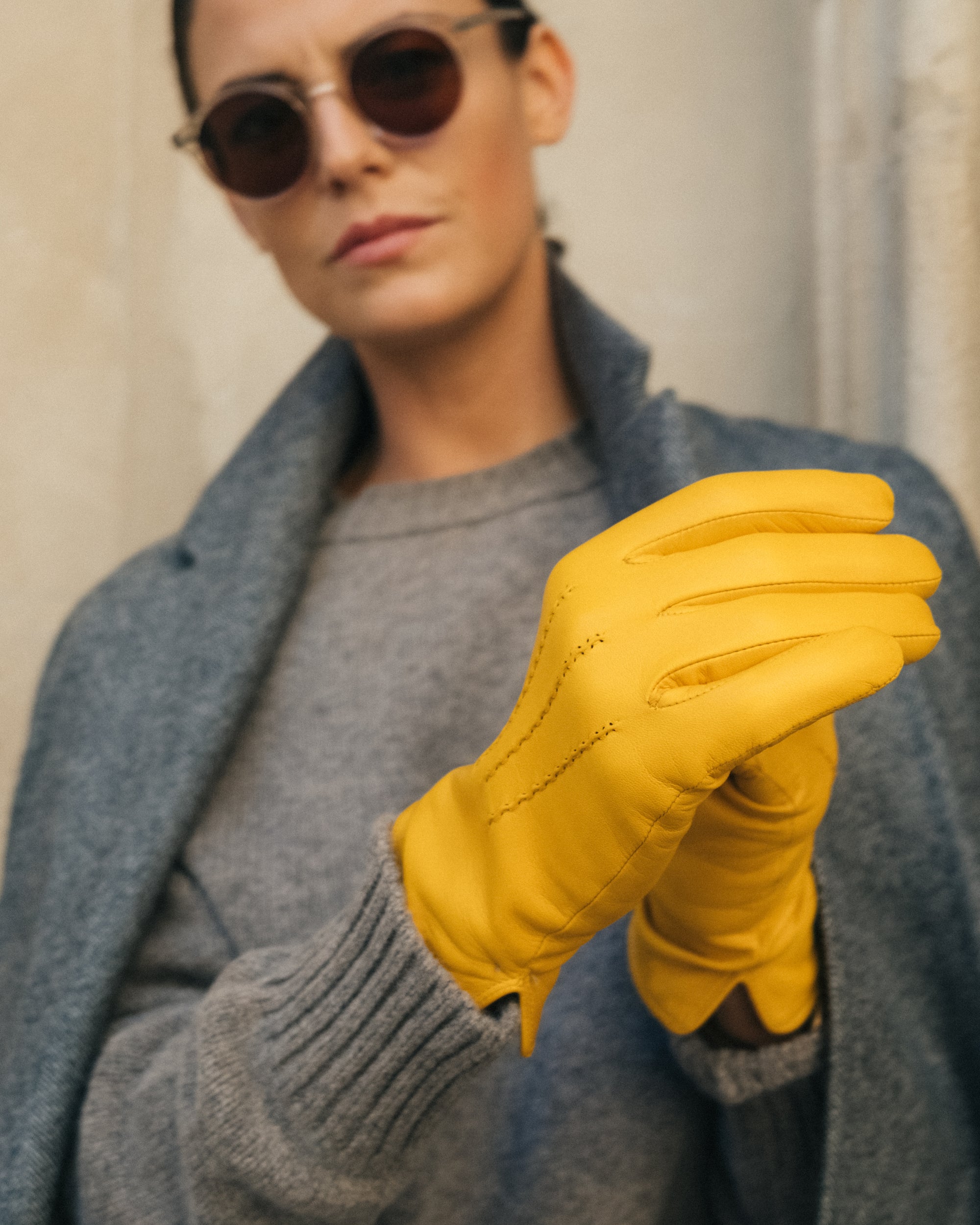 Hair Sheep Nappa Gloves