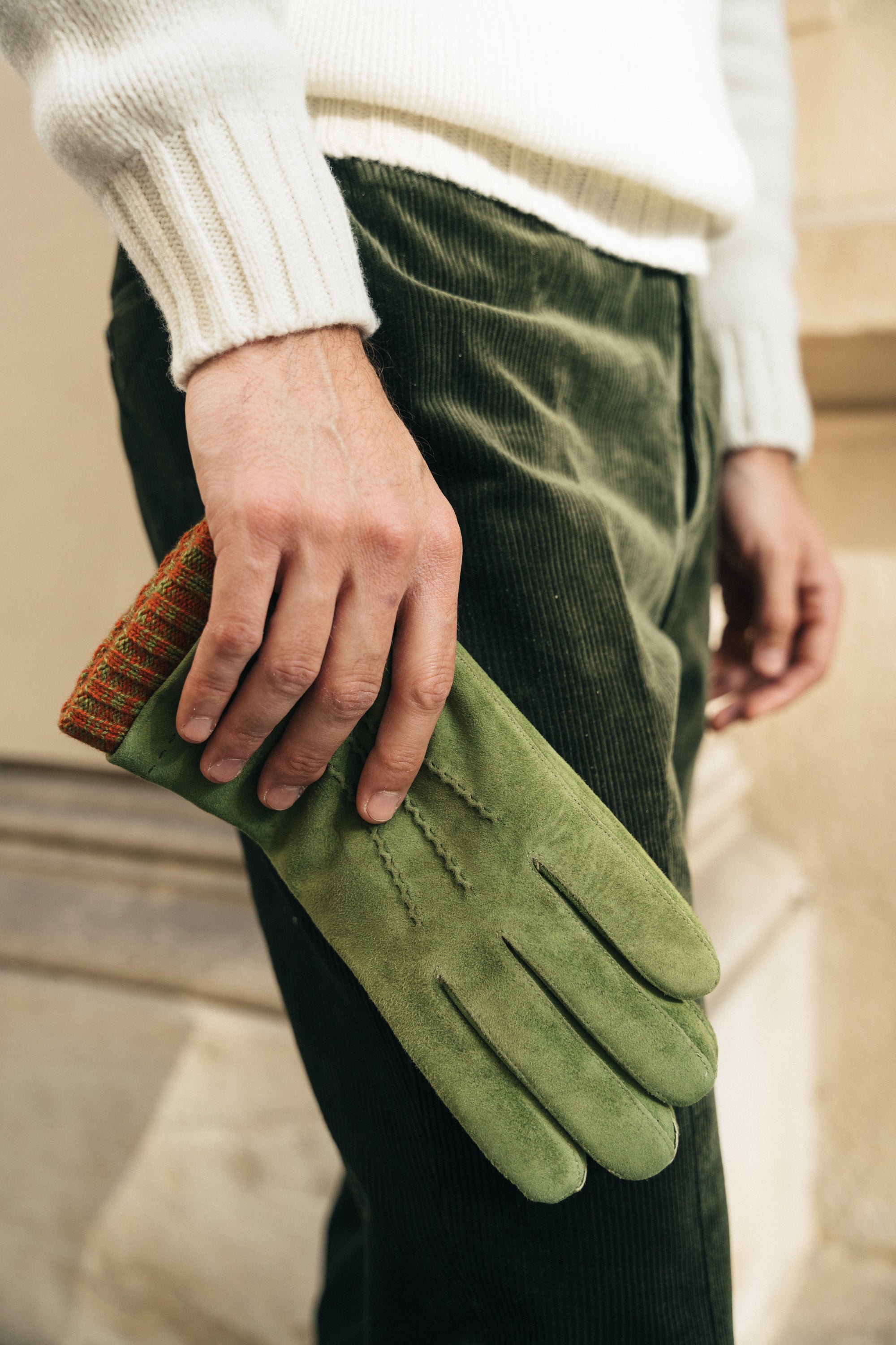 herren handschuhe kaschmir Herrenhandschuhe aus Moos Ziegenleder mit Kaschmir gefüttert – TR Handschuhe Wien