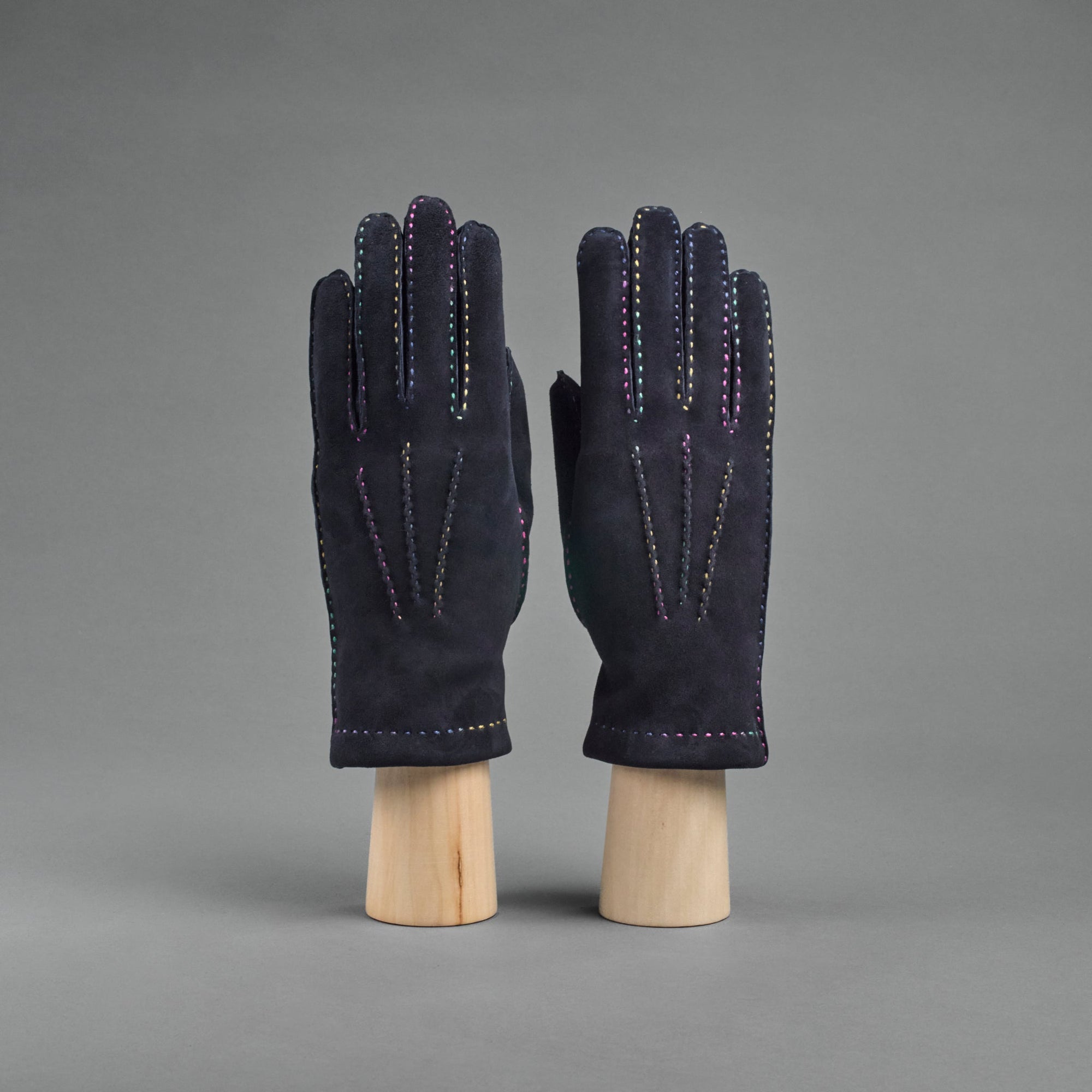 Ladies Gloves from Dark Blue Reindeer lined with Cashmere