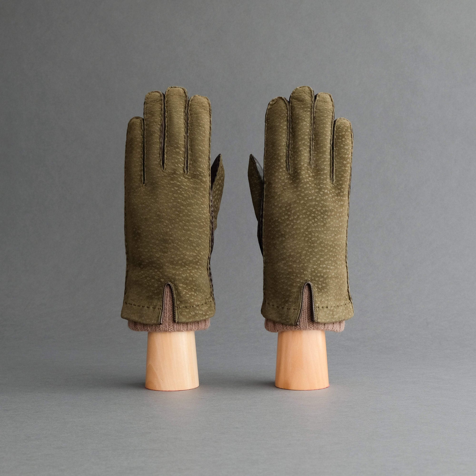 Gentlemen's Gloves from Carpincho and Nappa Leather Lined with Cashmere - TR Handschuhe Wien - Thomas Riemer Handmade Gloves