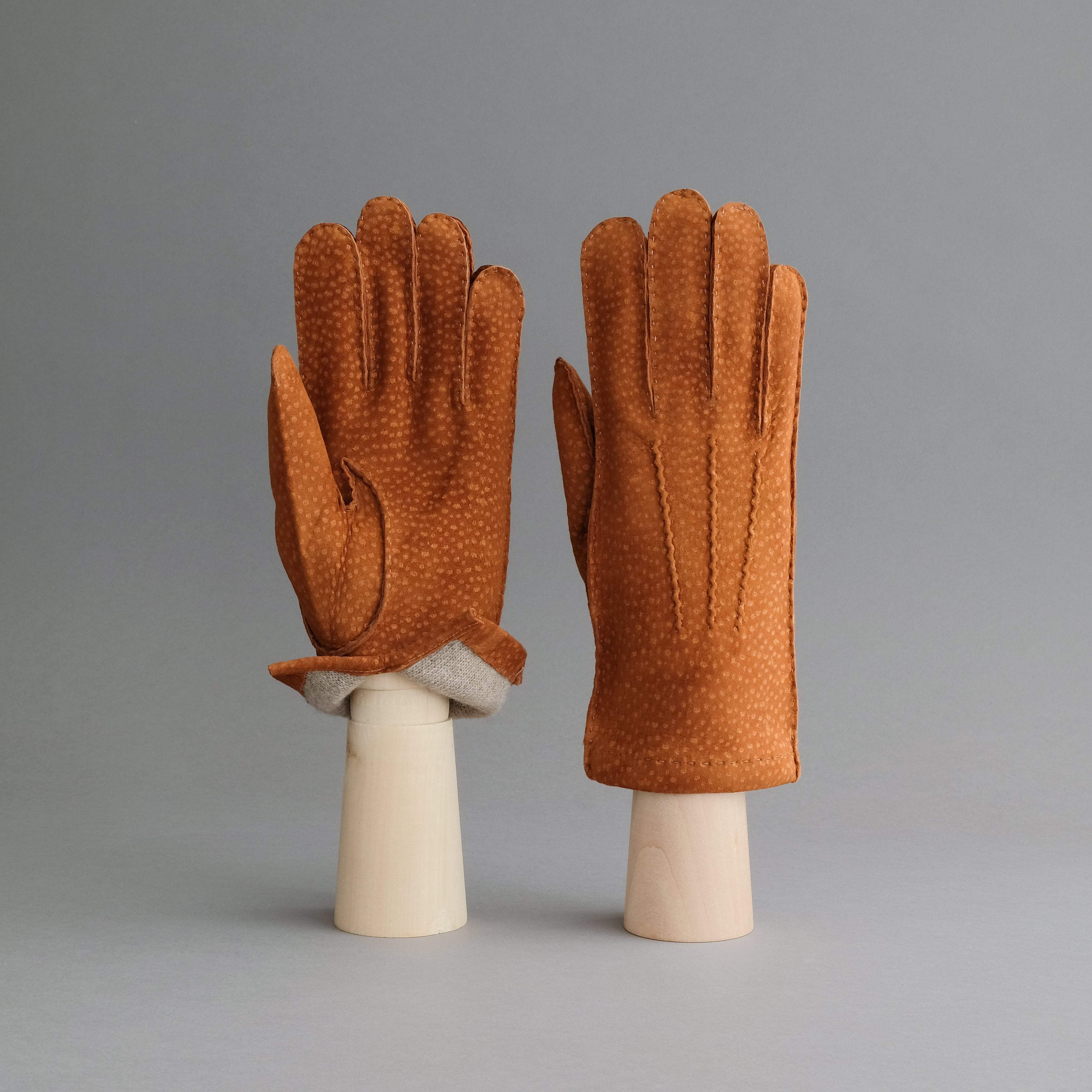merola handschuhe herren Herrenhandschuhe aus Cognac Karpincholeder mit Kaschmir gefüttert – TR Handschuhe Wien