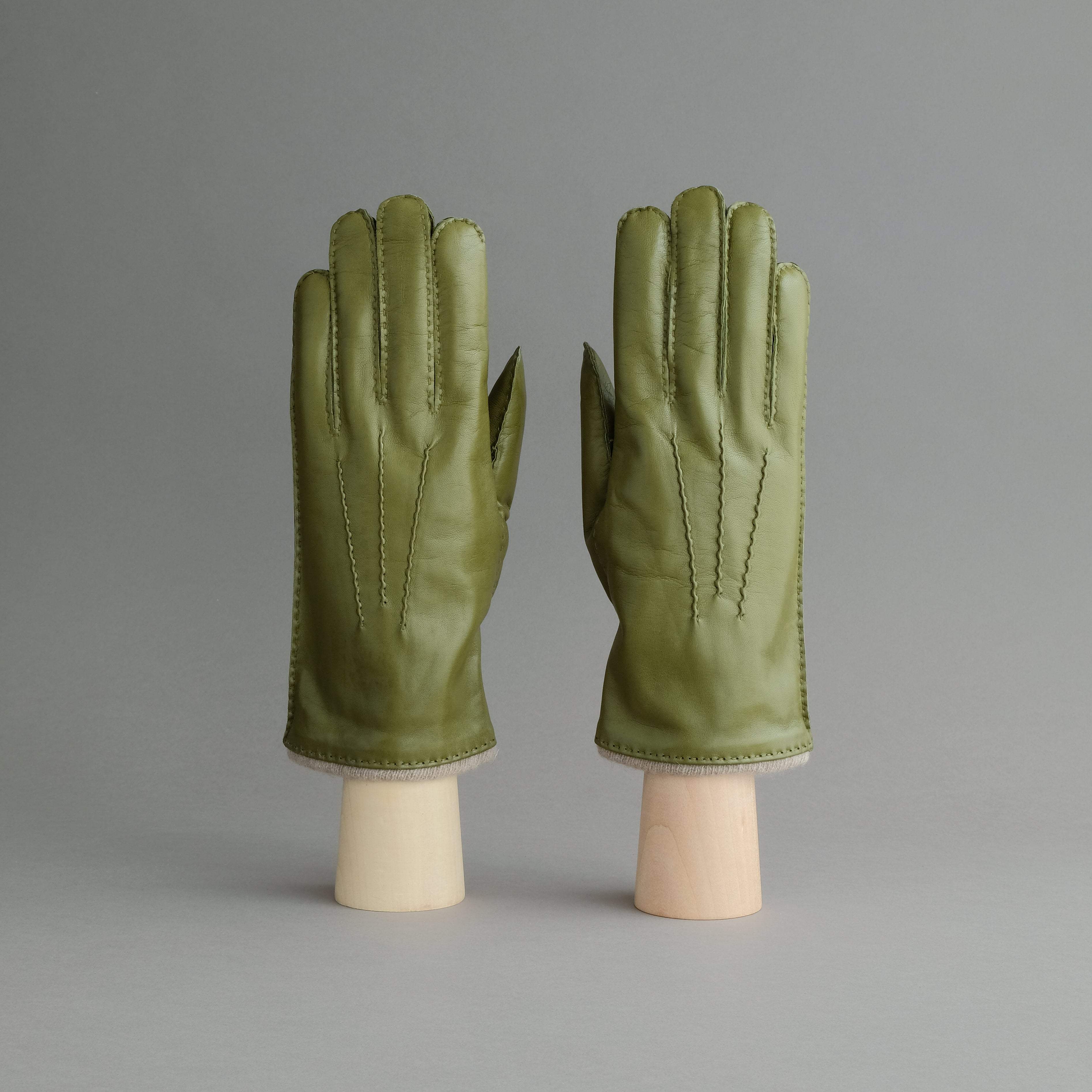 Gentlemen's Gloves from Hair Sheep Nappa Lined with Cashmere - TR Handschuhe Wien - Thomas Riemer Handmade Gloves
