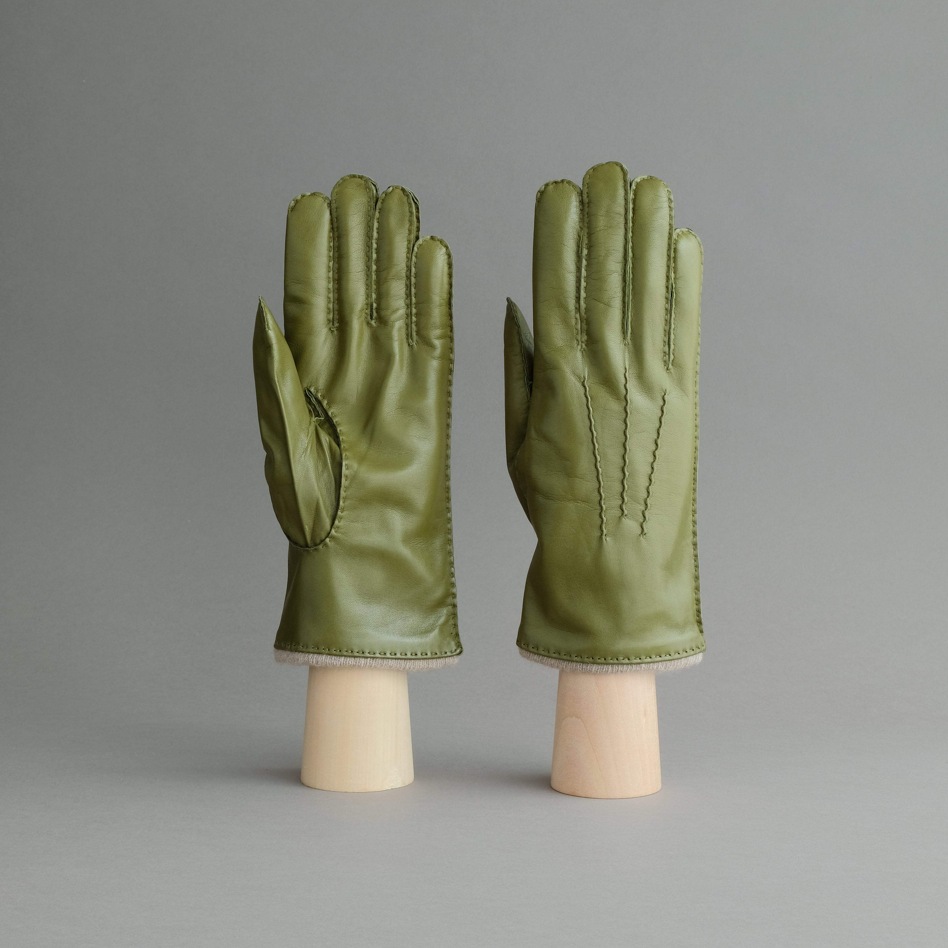 Gentlemen's Gloves from Hair Sheep Nappa Lined with Cashmere - TR Handschuhe Wien - Thomas Riemer Handmade Gloves