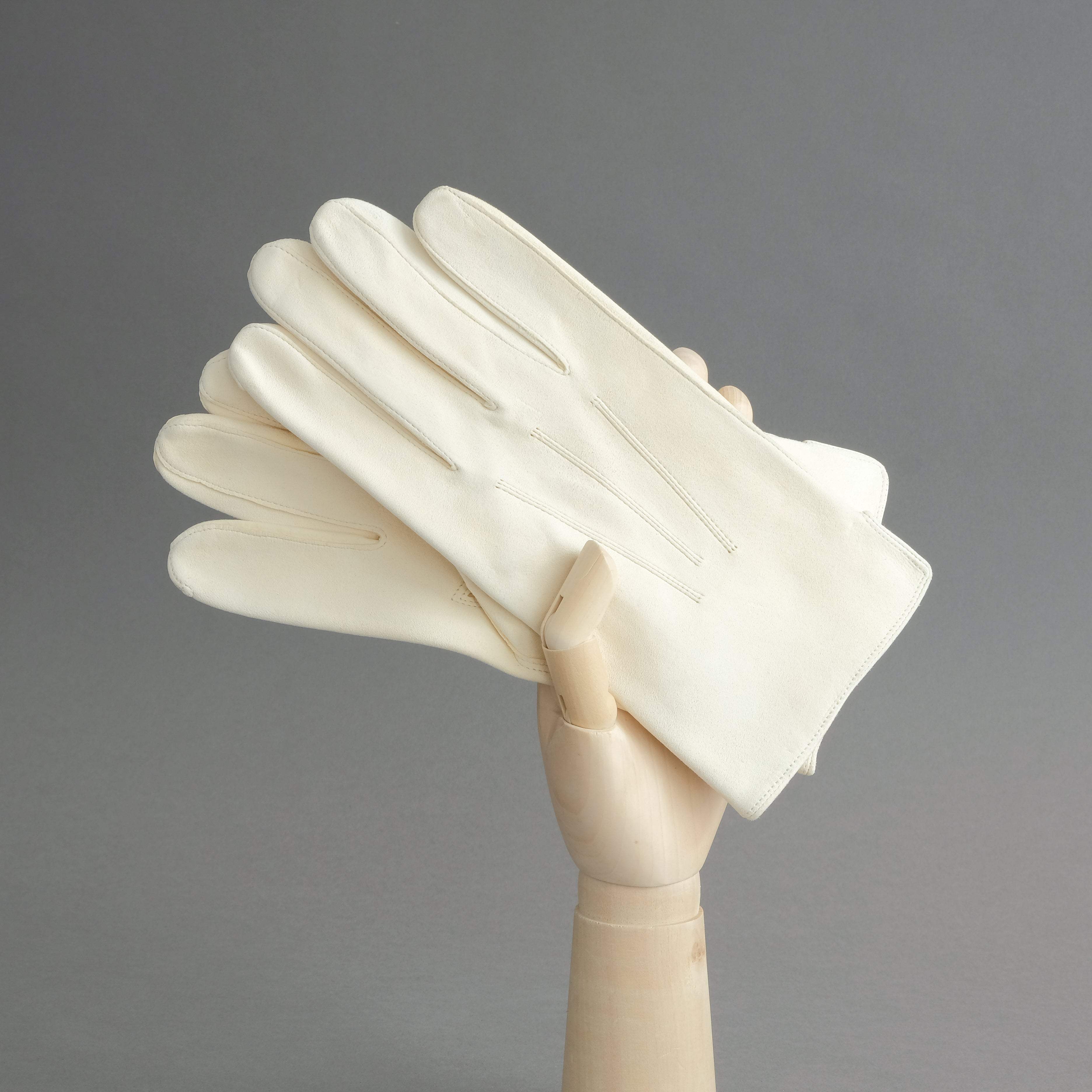 handschuhe natur Ungefütterte Handschuhe für Herren aus naturfarbenem Rehleder – TR Handschuhe Wien