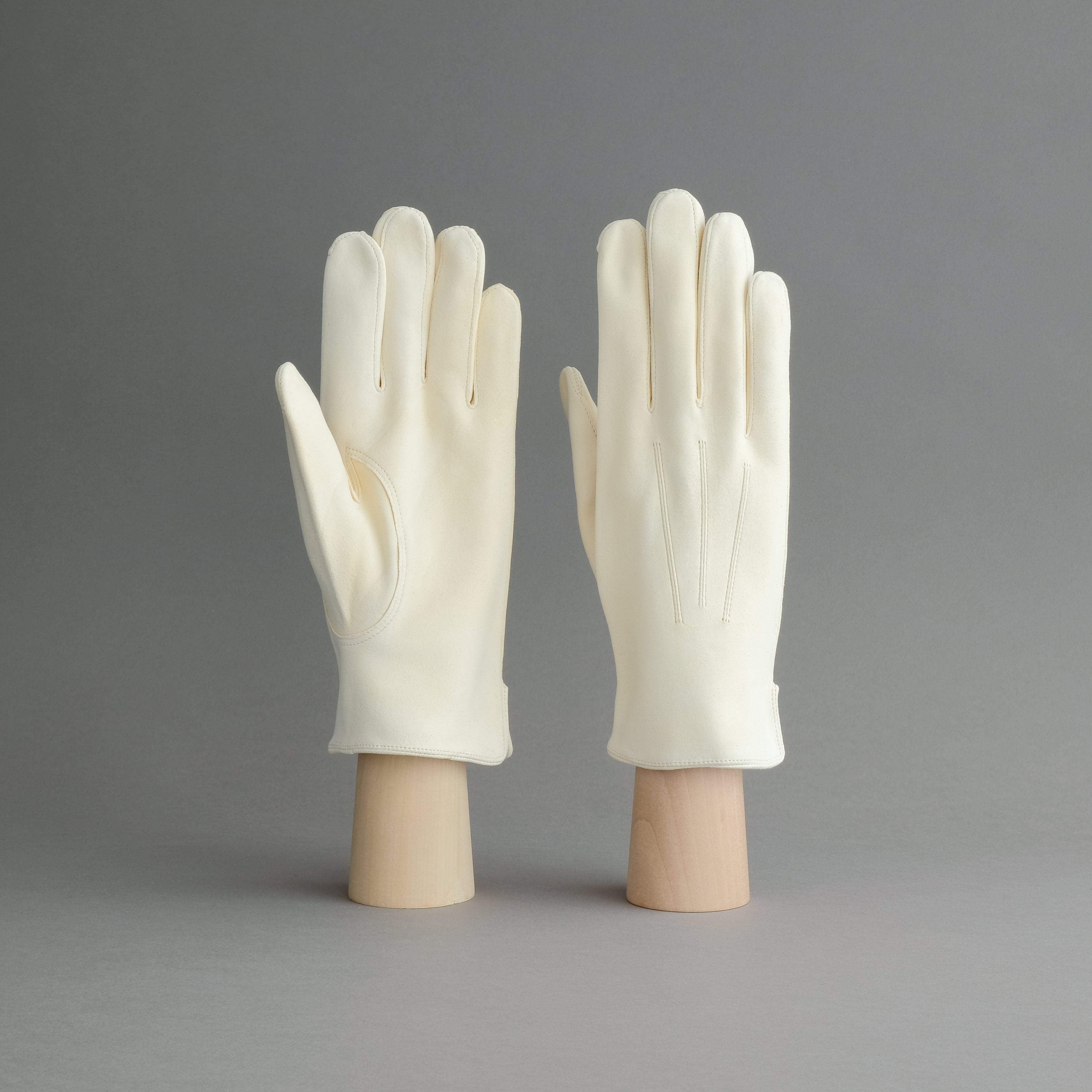 handschuhe natur Ungefütterte Handschuhe für Herren aus naturfarbenem Rehleder – TR Handschuhe Wien
