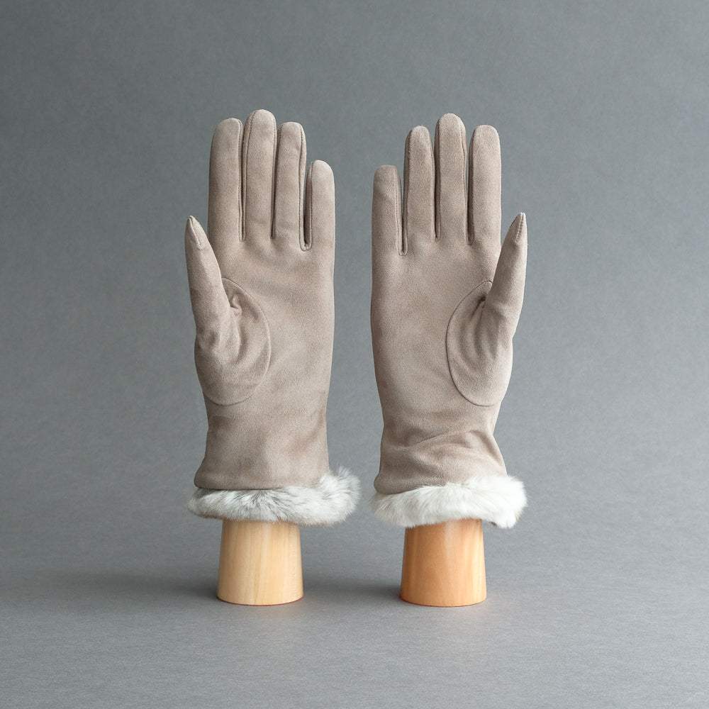 Ladies Gloves from Tortora Goatskin with Orylag Cuffs - TR Handschuhe Wien - Thomas Riemer Handmade Gloves