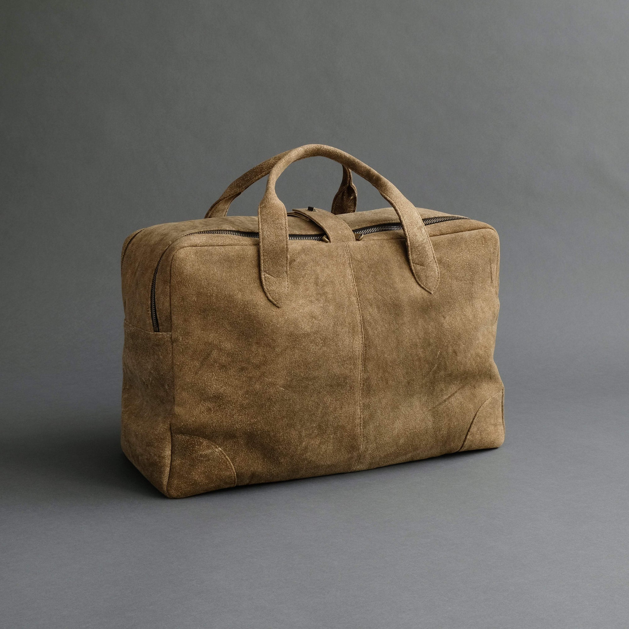 Weekender From Mustard Doeskin Suede - TR Handschuhe Wien - Thomas Riemer Handmade Gloves