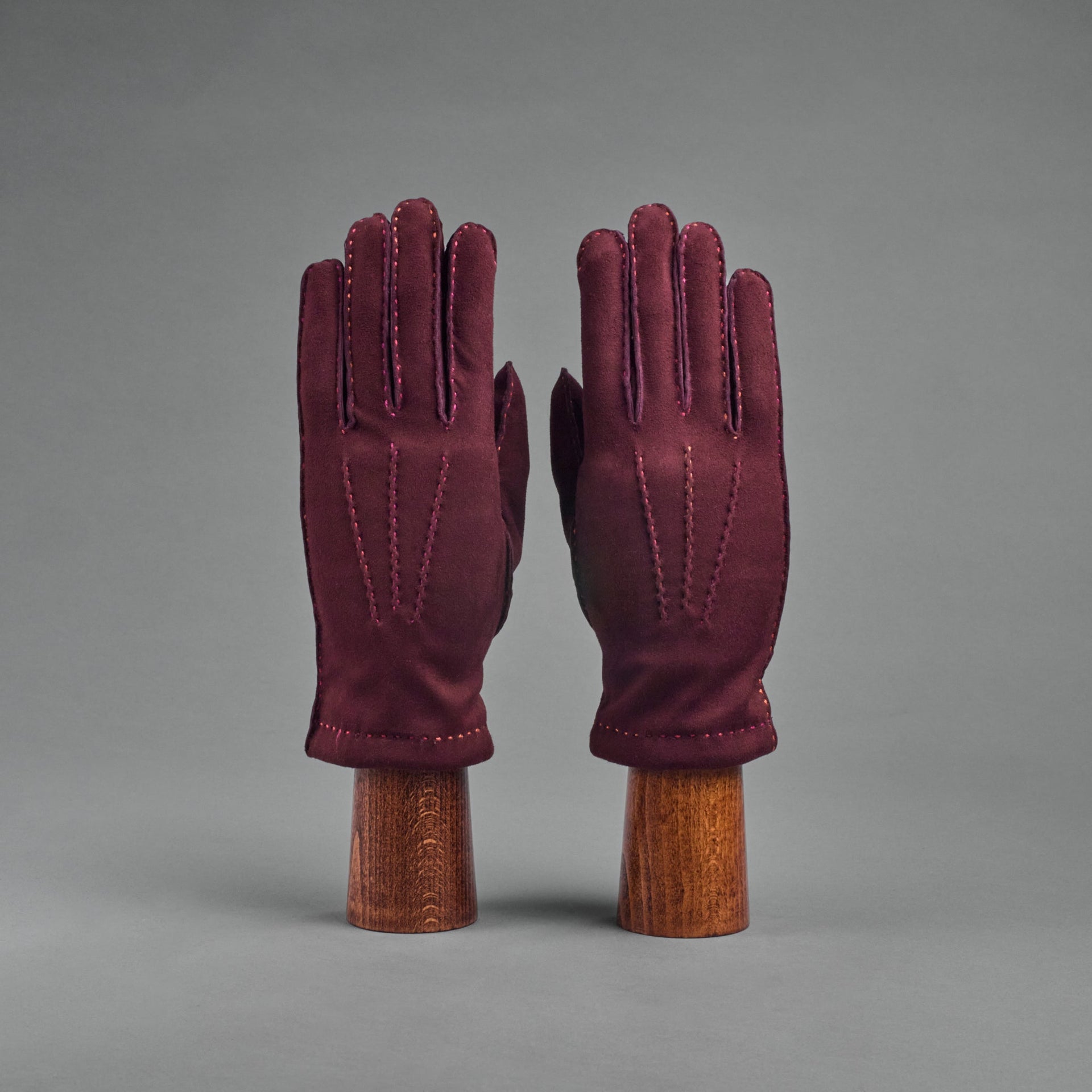 handschuhe damen weinrot Damenhandschuhe aus Bordeaux Rentierleder mit Kaschmirfutter – TR Handschuhe  Wien