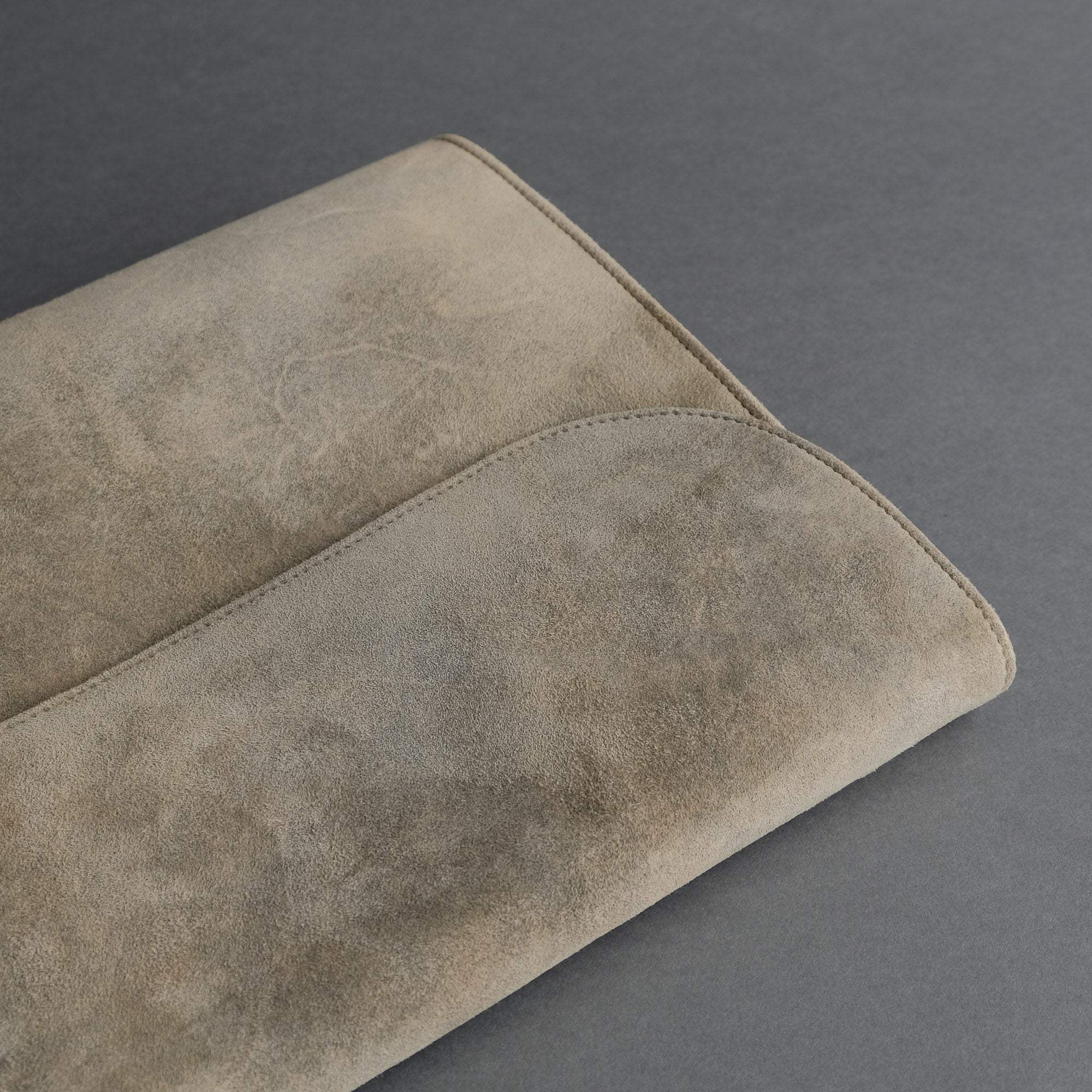 Document Pouch Made From Desert Sand Goatskin Suede - TR Handschuhe Wien - Thomas Riemer Handmade Gloves