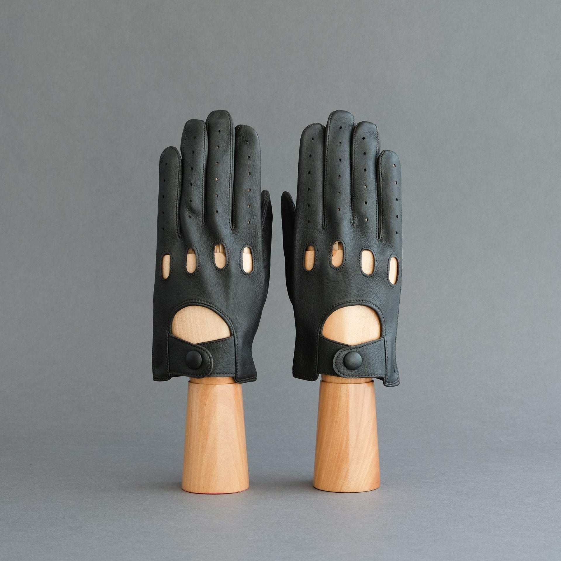 Gentlemen's Driving Gloves from Dark Brown Deerskin – TR Handschuhe ...