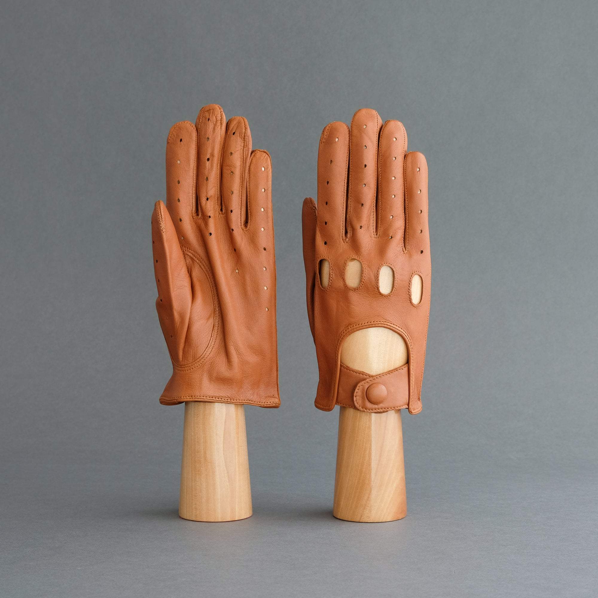 drive handschuhe Gentlemen's Fingerless Driving Gloves from Fauve Deerskin