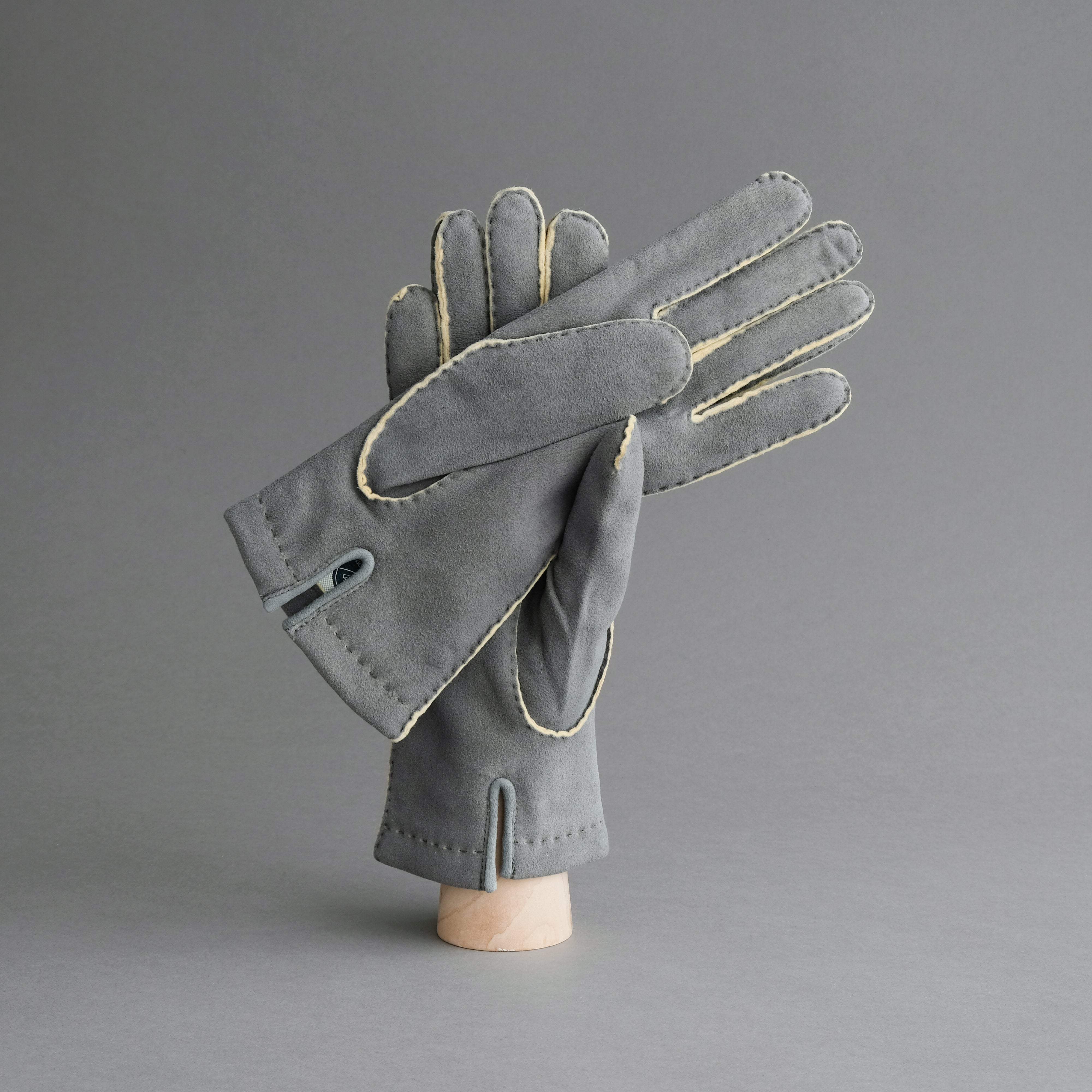 Ladies Gloves from Grey Doeskin with Cashmere Lining – TR Handschuhe ...