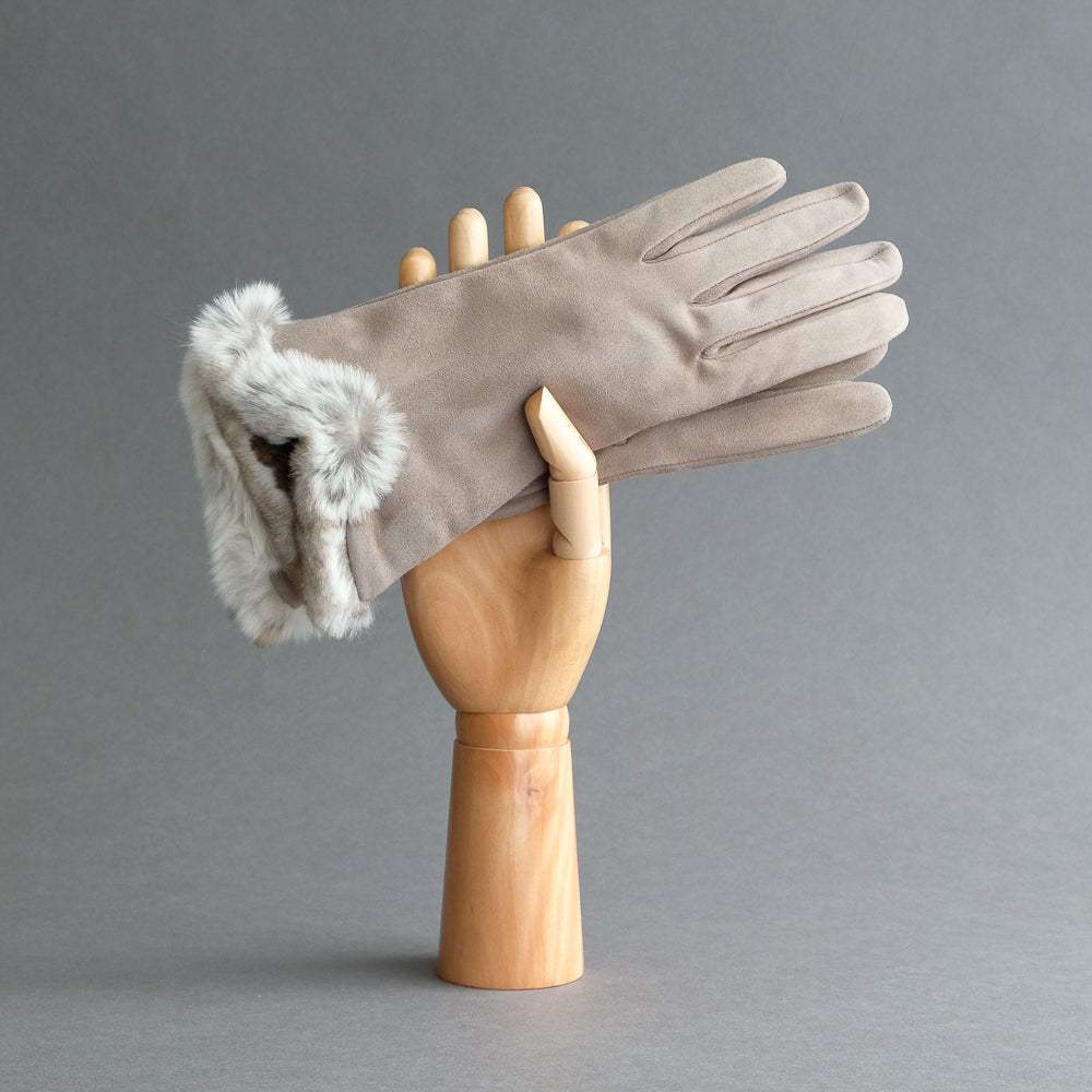 Ladies Gloves from Tortora Goatskin with Orylag Cuffs - TR Handschuhe Wien - Thomas Riemer Handmade Gloves