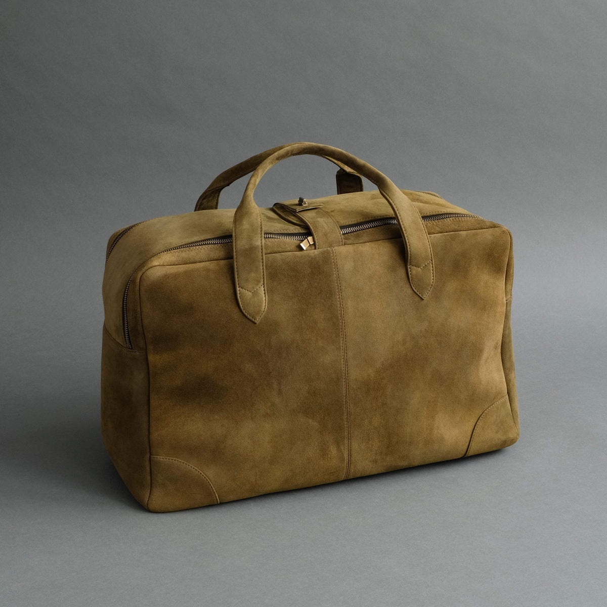 Weekender From Forest Green Goatskin Suede – TR Handschuhe Wien ...